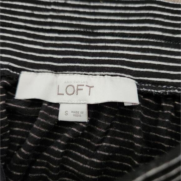 Ann Taylor Loft Striped Pull On Knit Mini Skirt - Picture 4 of 4